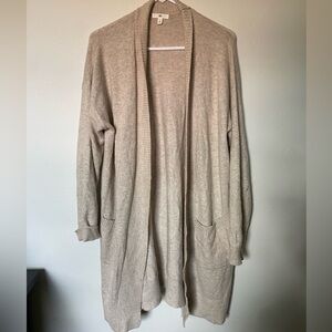 Nordstrom BP long beige cardigan